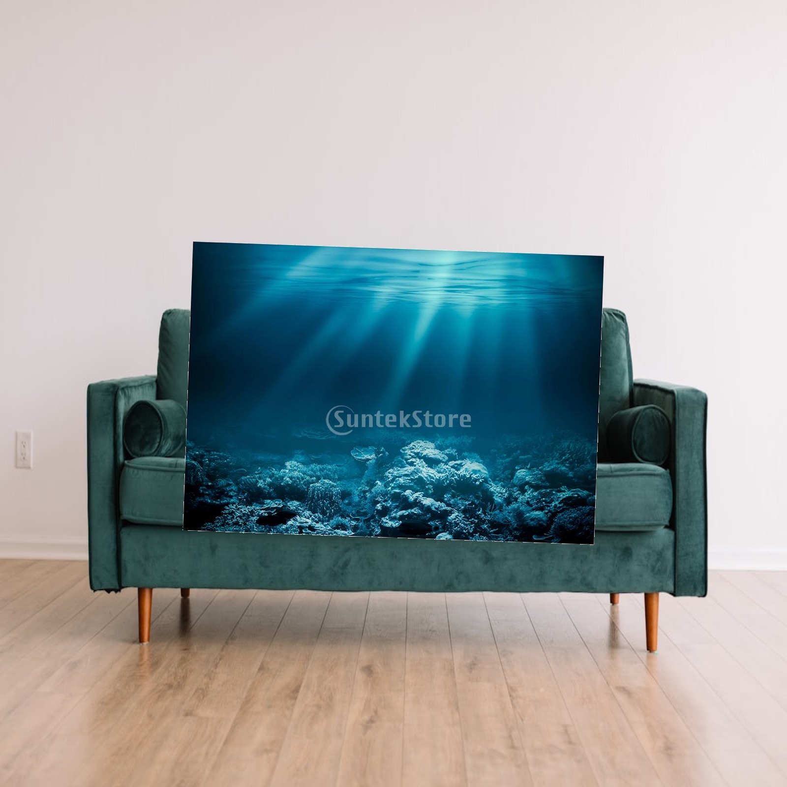 Fish In Aquarium Picture - Fish Tank Adhesive Poster PVC 3D