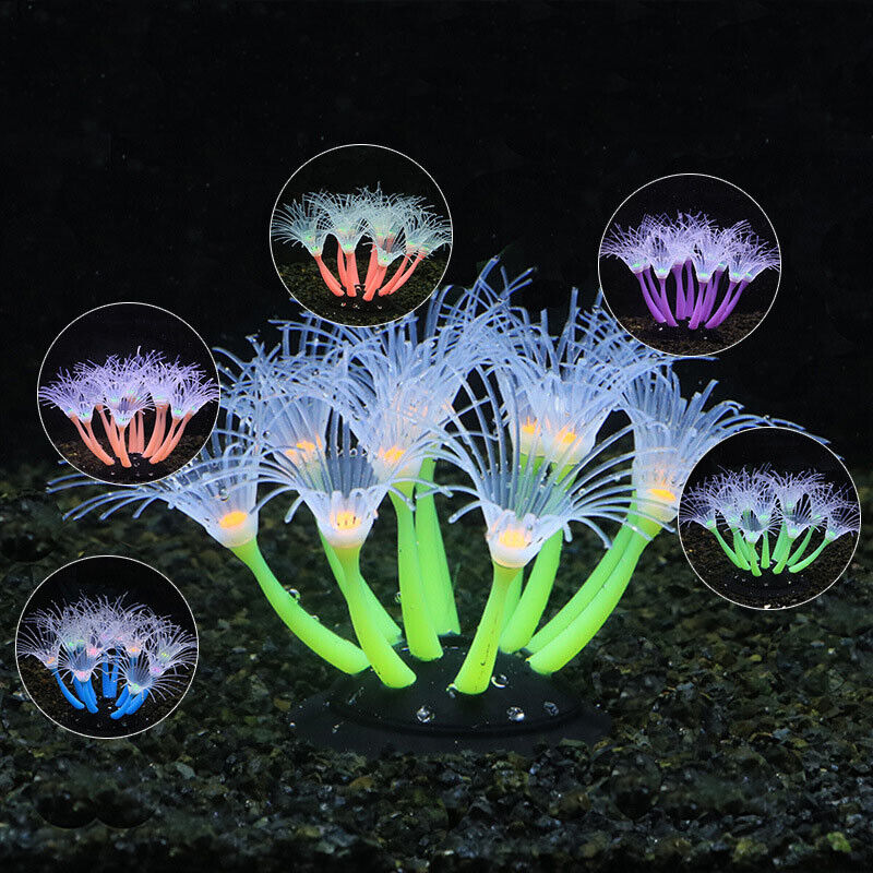 Silicone Glowing Landscape Art - огляд і ціна Aquarium Fish Artificial