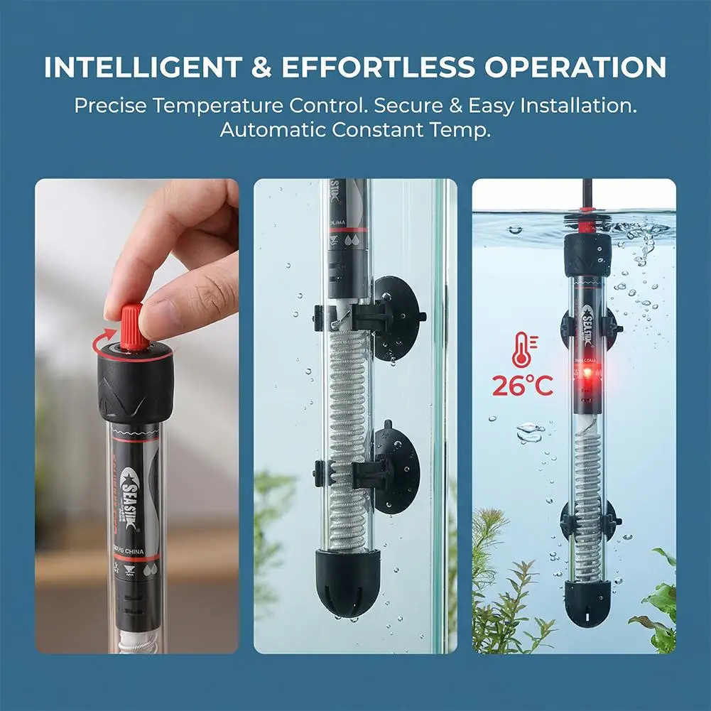 Adjustable Aquarium Heater 25W - огляд і ціна Aquarium Fish Cold Water