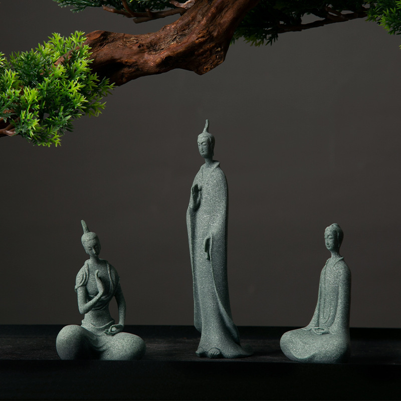 Mini Buddhist Monks Figurines  - огляд і ціна Aquarium Fish Small