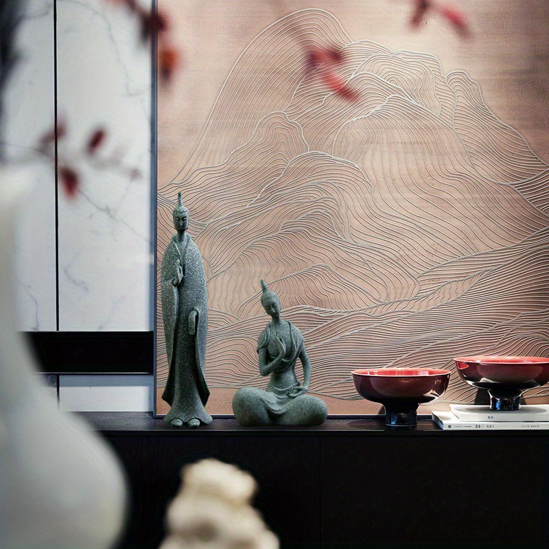 Mini Buddhist Monks Figurines  - огляд і ціна Aquarium Fish Small