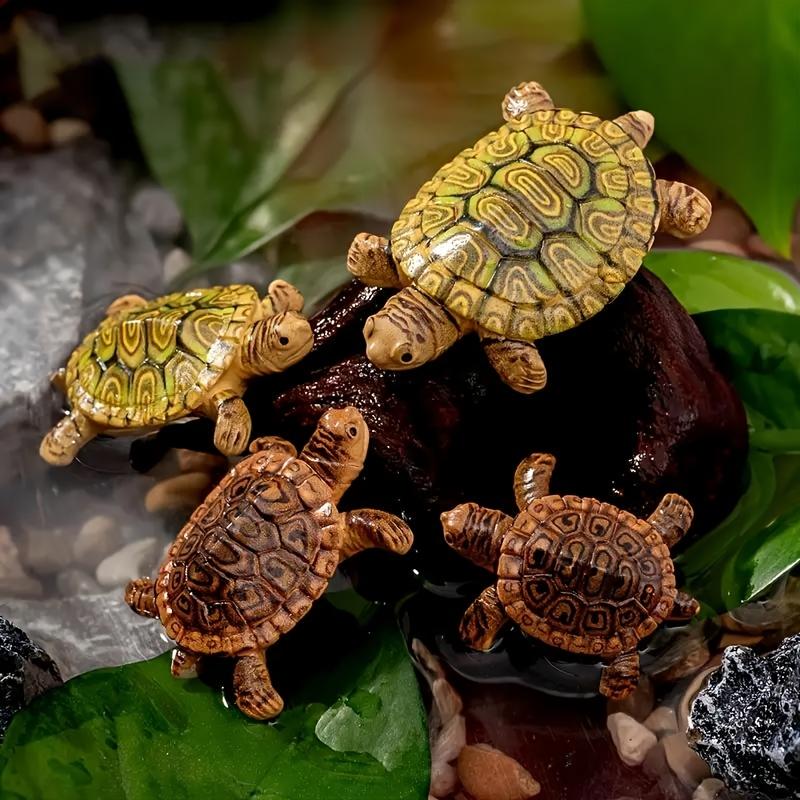 6 Mini Turtle Statues for Aqua - огляд і ціна Aquarium Fish Small