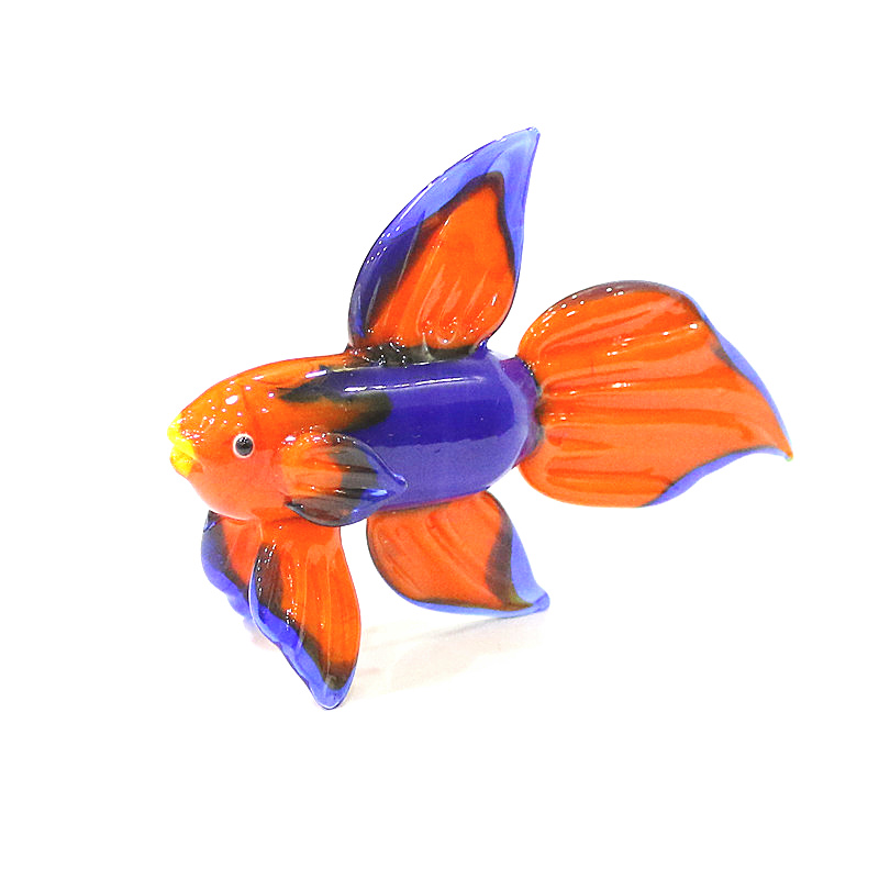 Orange Murano Glass Tropical F - огляд і ціна Aquarium Fish Small