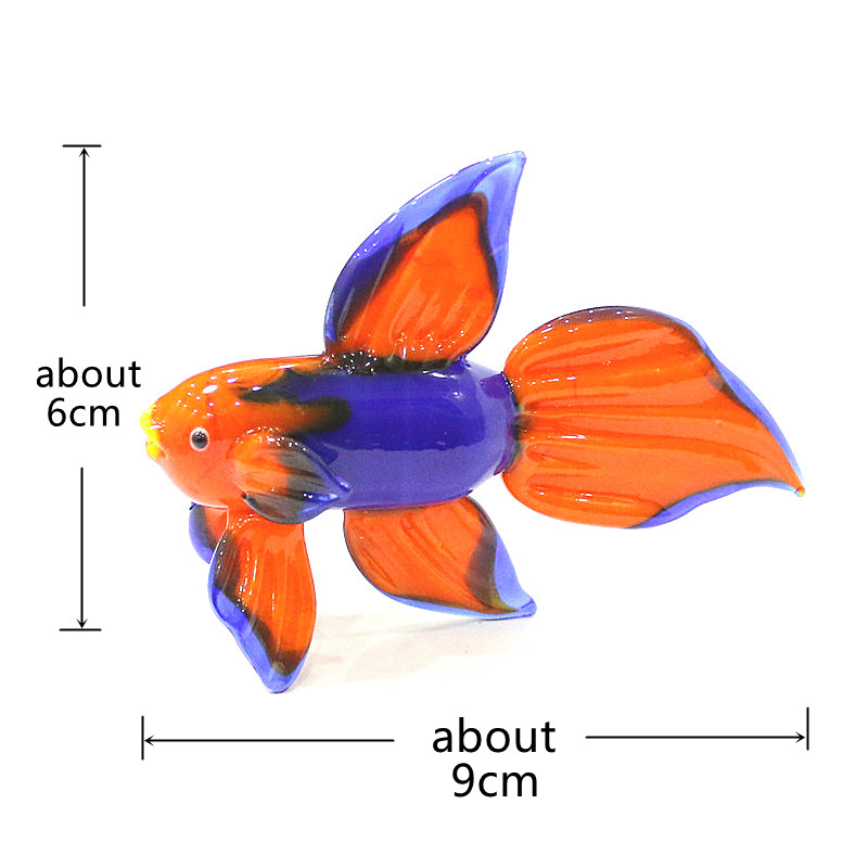 Orange Murano Glass Tropical F - огляд і ціна Aquarium Fish Small