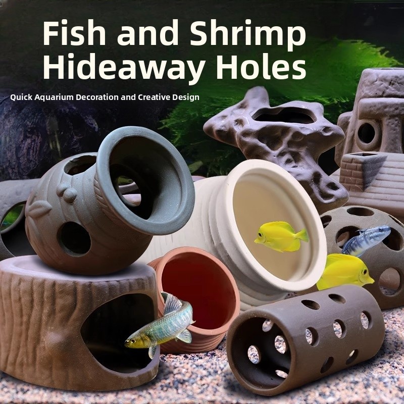  Clay Tank with Hiding Hole fo - огляд і ціна Aquarium Fish Reproduction