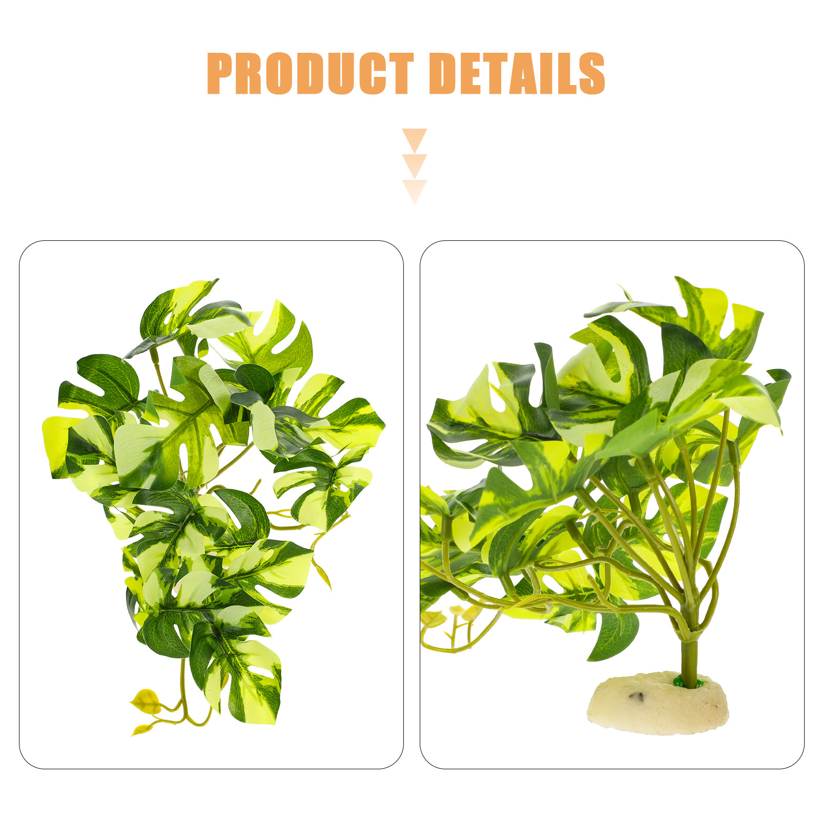 Lifelike Resin Reptile Terrari - огляд і ціна Aquarium Fish Artificial