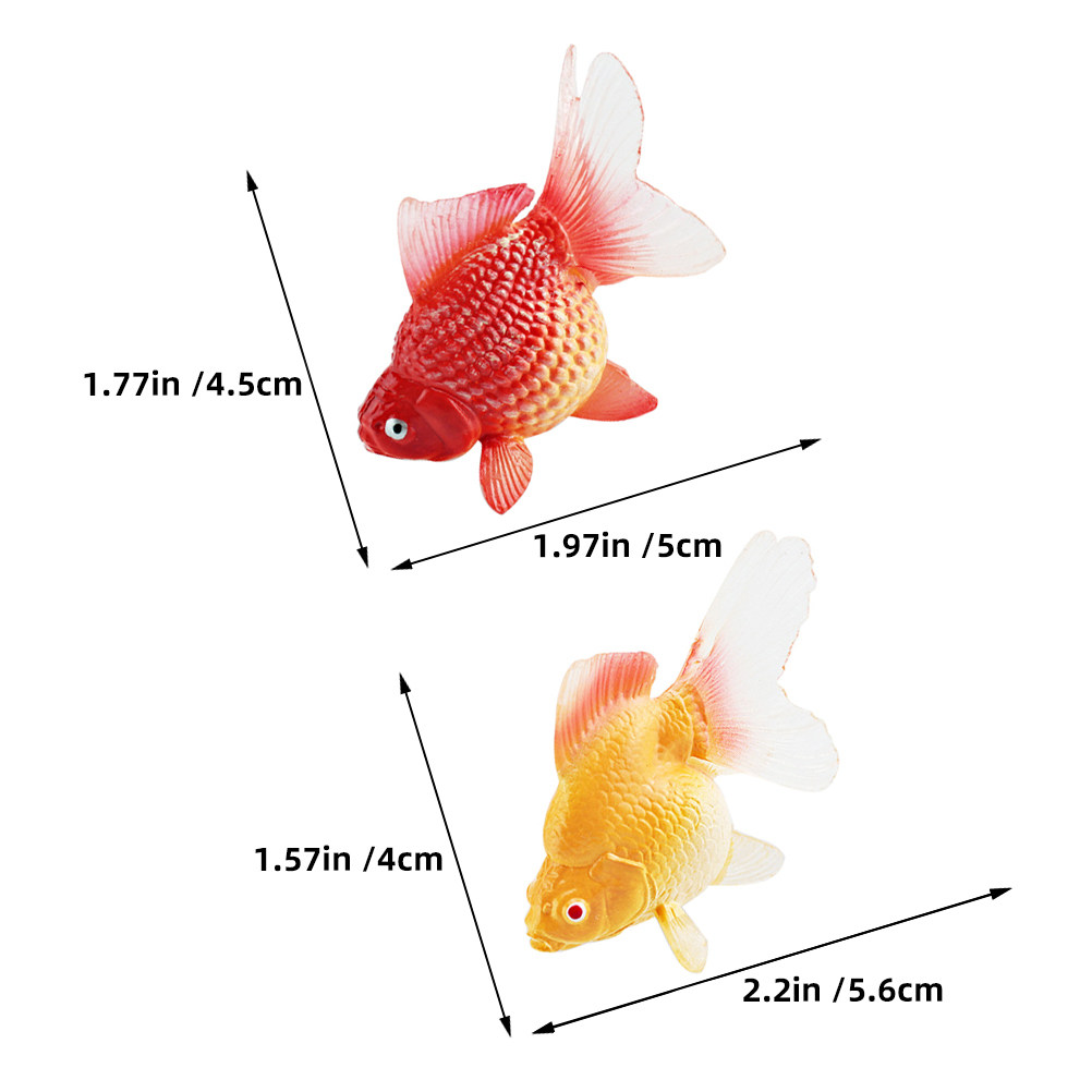 3Pcs Realistic Miniature Goldf - огляд і ціна Aquarium Fish Artificial