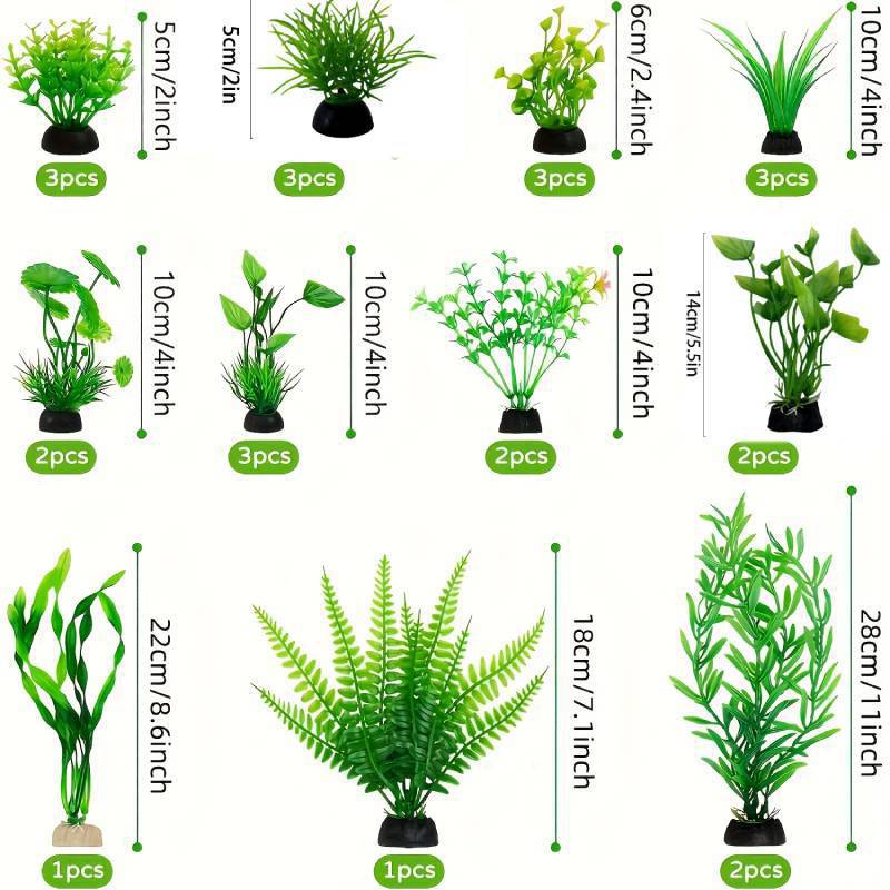 Aquarium Decor Set Artificial  - огляд і ціна Aquarium Fish Artificial