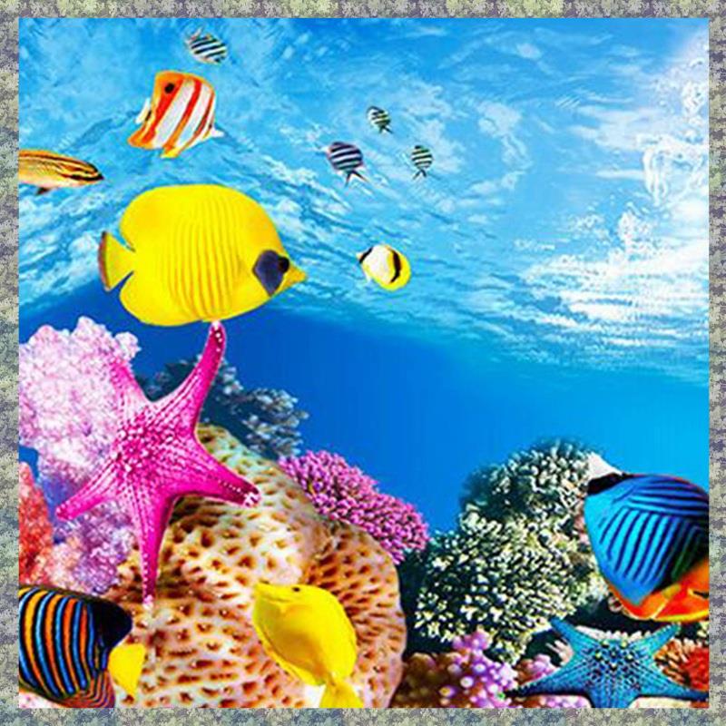 WON Aquarium Background Paper  - огляд і ціна Fish In Aquarium Picture